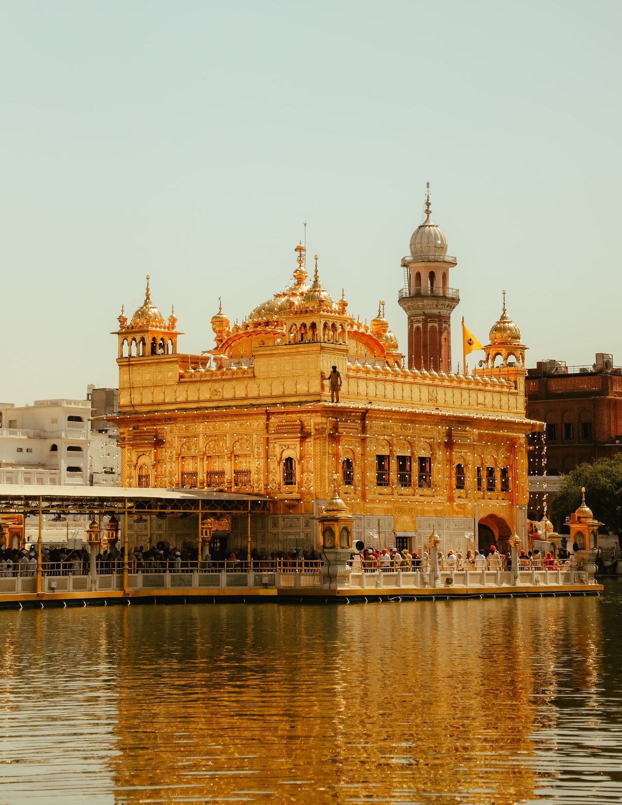 The Golden Temple at night, Amritsar